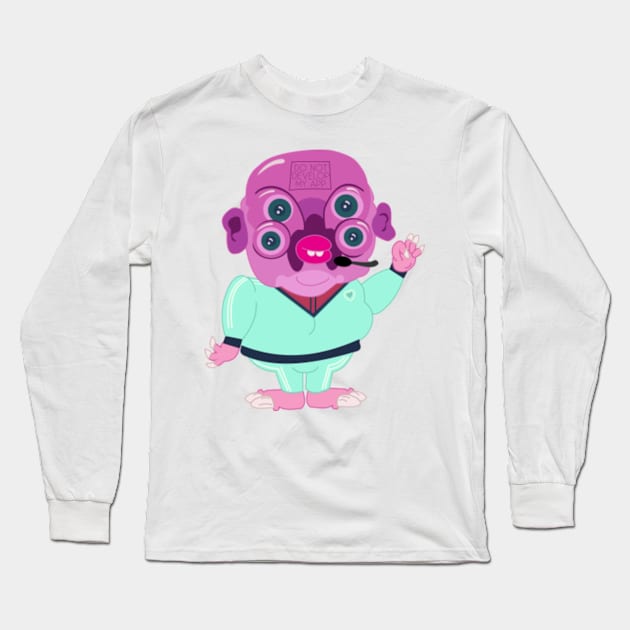 Happy Glootie - do not develop my App Long Sleeve T-Shirt by Aurealis